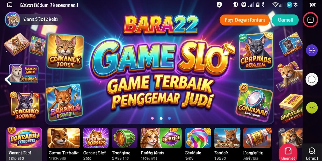 Tampilan gameplay Slot BARA22 yang seru dan interaktif.