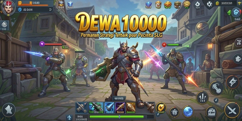 Tampilan gameplay menarik di DEWA1000 dengan pertempuran strategis.