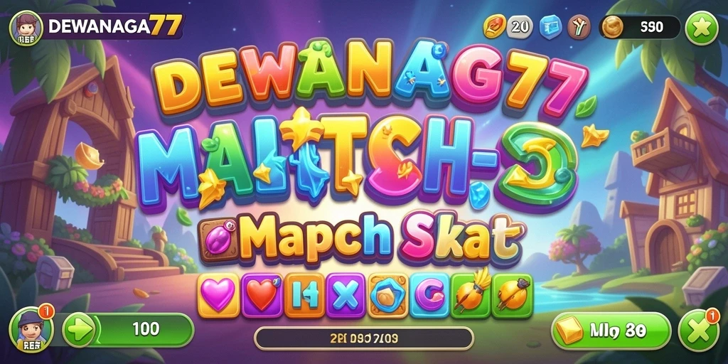 Tampilan gameplay seru dari DEWANAGA77 dengan grafis cerah.