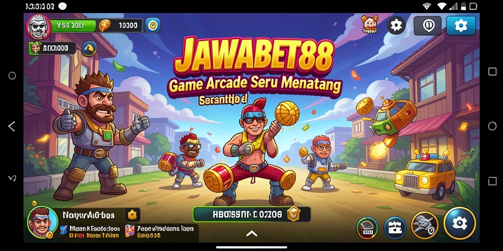 Screenshot gameplay JAWABET88 yang menampilkan aksi seru dalam genre Arcade.