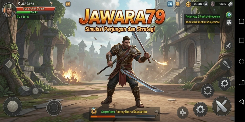 Tampilan menarik dari gameplay JAWARA79 yang dinamis.