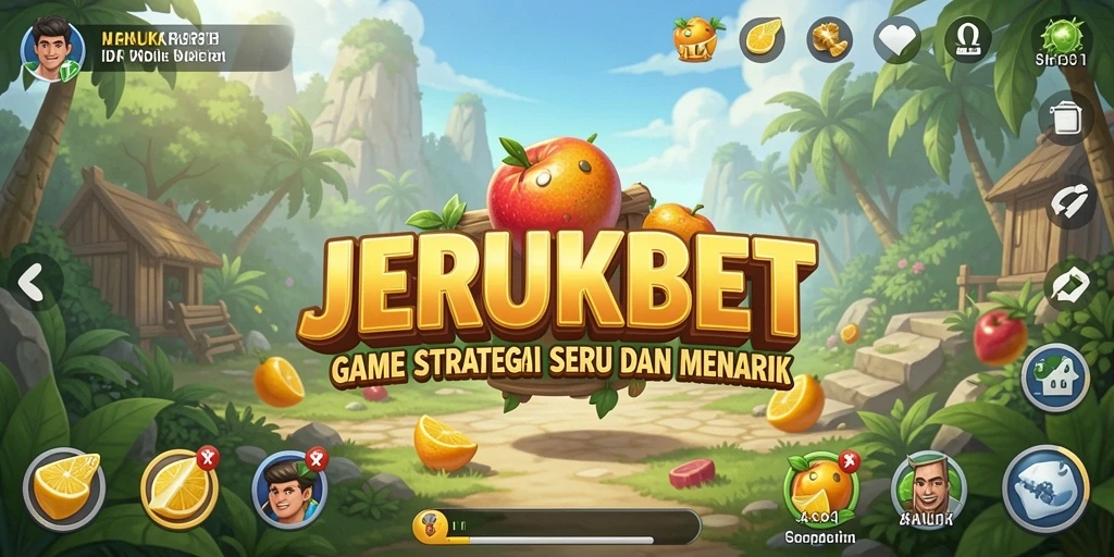 Tampilan gameplay JERUKBET yang menegangkan dan seru.