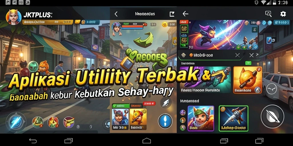 Screenshot utama JKTPLUS menampilkan antarmuka aplikasi yang memudahkan pengguna.