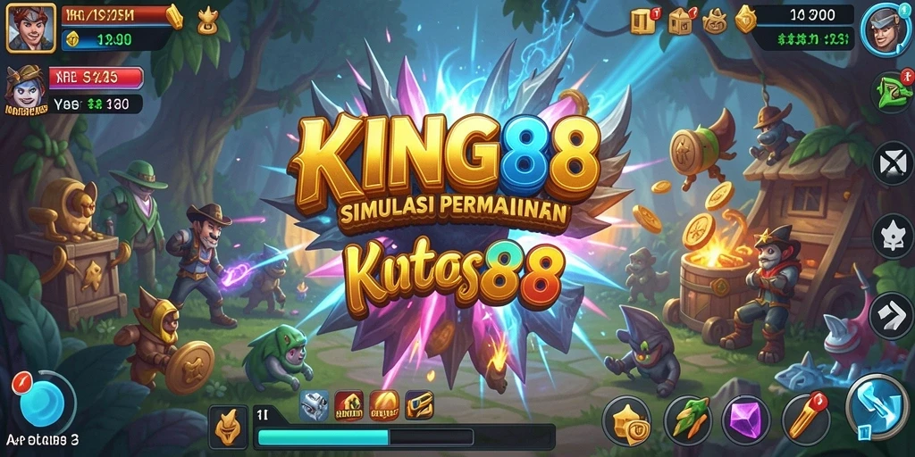 Screenshot KING88 menampilkan aksi seru dalam permainan Simulation.