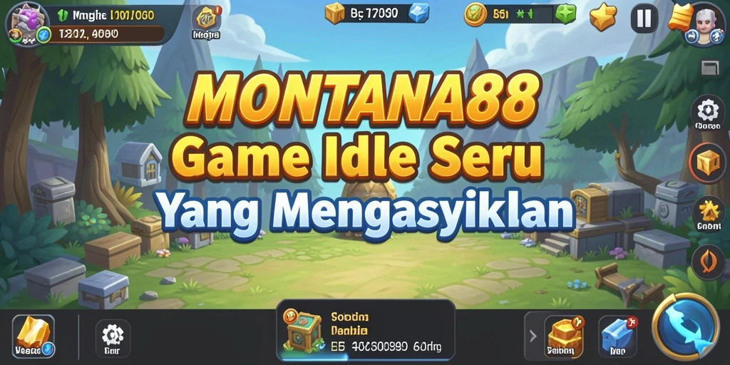 Tampilan gameplay seru dan menarik dari MONTANA88 dalam suasana Idle.