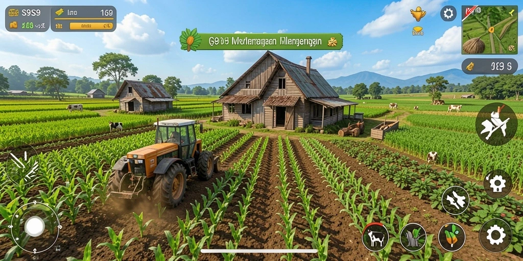 Tampilan luar biasa dari gameplay pertanian S9S9.