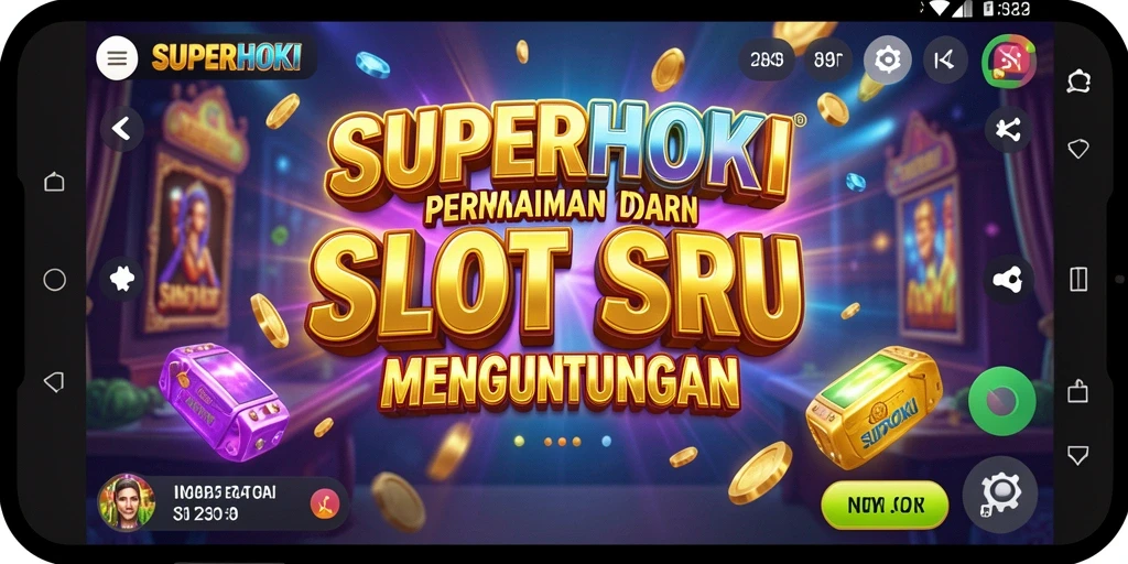 Tampilan menarik dari gameplay SUPERHOKI yang seru dan menegangkan.