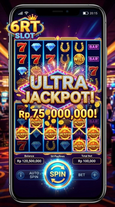 Proses pengunduhan aplikasi di 6rt yang cepat dan mudah.